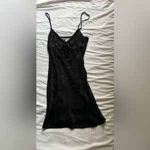 Audrey 3 + 1 Medium Black Floral Mini Dress Never Worn